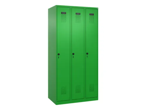 locker voor scheiding van kleding,HxBxD 1850x900x500mm,3vak