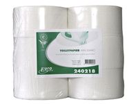 Toiletpapier Mini Jumbo Recycled Wit 2-Laags 12 rollen