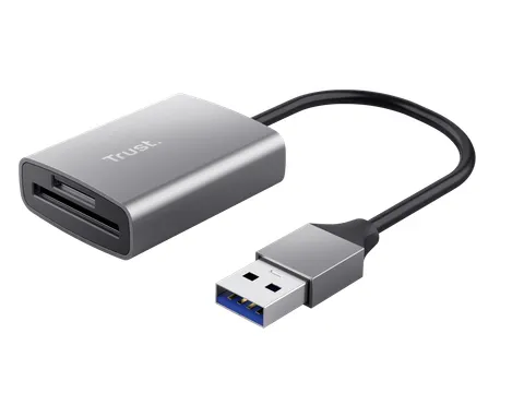 Trust Dalyx Snelle USB-kaartlezer van aluminium 3.2