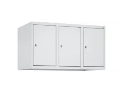 opzetkast,v. locker,3vak.,vak B 300mm,HxBxD 500x900x500mm,vleugeldeur