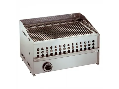 Lavasteengrill aardgas RVS 1 zone