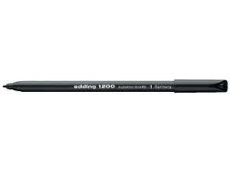 Fineliner edding 1200 zwart 0.5-1.0mm