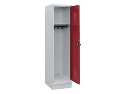 schoollocker,HxBxD 1630x400x500mm,1vak,vak B 400mm,draaigrendel,sokkel