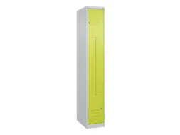 Z-garderobekast,HxBxD 1850x300x500mm,vak B 150/300mm,cil.-slot