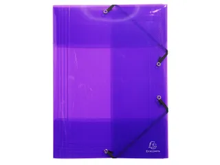 Exacompta A3 Elastomap Crystal Colours Assorti - 6