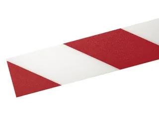 Durable Signaal Sticker Vloermarkering Rood/wit 50mmx30m - 2