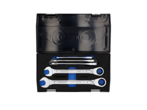 GEDORE 7 R-005 Set steeksleutels met ringratel 5-delig 8-19mm