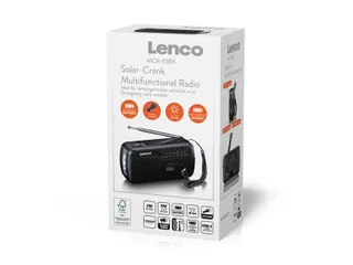 Lenco MCR-113BK Draagbare opwindbare noodradio, zaklamp en powerbank - 10