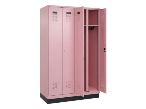 locker voor scheiding van kleding,HxBxD 1950x1200x500mm,4vak