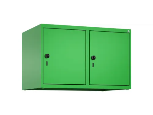 opzetkast,v. locker,2vak.,vak B 400mm,HxBxD 500x800x500mm,draaigrendel