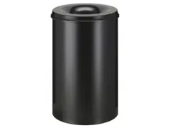 Afvalbak Vlamdovend 110 Liter Zwart