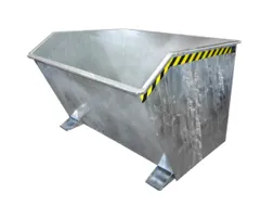 Kiepbak voor spaanders,HxLxB 1090x1640x1680mm,2m³,draagverm. 1500kg