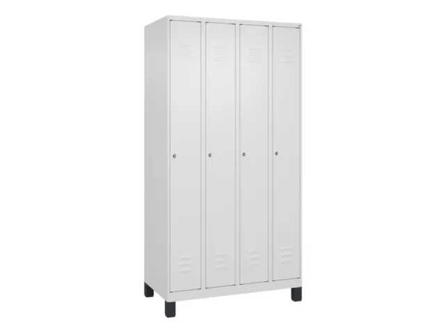 locker,HxBxD 1950x1000x500mm,4vak,vak B 250mm,cil.-slot,voeten