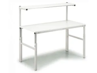 Systeem-montagetafel ESD HxBxD 650-900x1500x900mm 300kg met legbord - 2