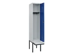 locker met bank,HxBxD 2120x400x815mm,1vak,vak B 400mm,cilinderslot