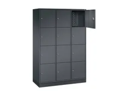 grootvolume-lockersysteem,HxBxD 1950x1220x500mm,3x4vakken,cil.-slot