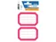 Boek Etiket Herma 5712 82x55mm Rode rand gelinieerd 12 stuks