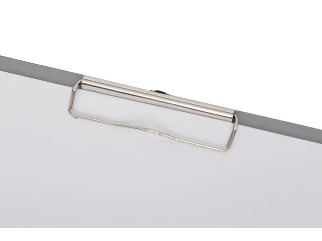 Klembordmap MAUL A4 staand met penlus PVC zilvergrijs