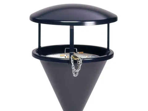 Overkapping Voor Zandasbak Ø 440Mm Verzinkt Ral7021