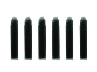 Inktpatroon Waterman kort Zwart 6 stuks - 5