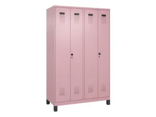 PBM-locker,HxBxD 1950x1200x500mm,4vak,vak B 300mm,draaigrendel - 2