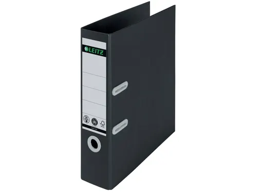 Recycle ordner, rug van 8 cm, zwart