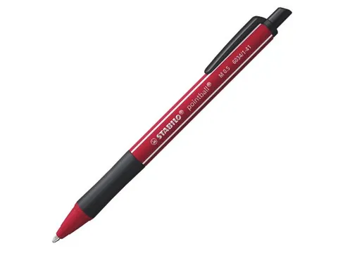 Balpen STABILO pointball Wildflower Bordeaux Medium