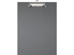 Klemplaat gecoat papier A4 zwart