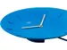 Wandklok nXt Bowl Ø 30cm turquoise streepaanduiding