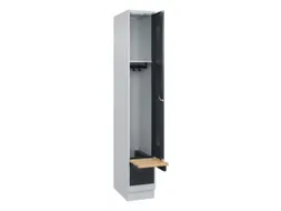 locker met bank,HxBxD 1950x300x815mm,1vak,vak B 300mm,cilinderslot