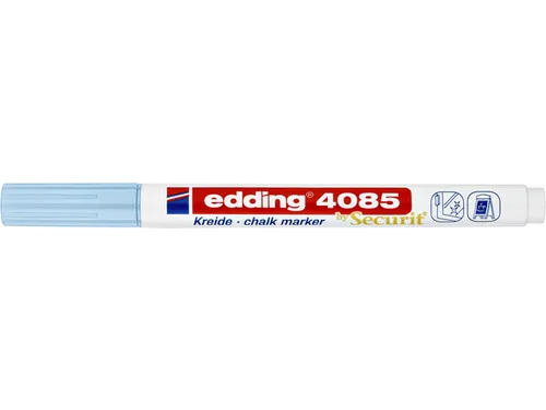 Krijtstift edding by Securit 4085 rond 1-2mm pastel blauw