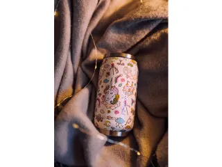 Thermosbeker Les Artistes Paris blik 280ml Unicorn Ivory met Rietje - 9