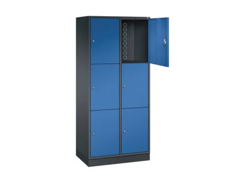 grootvolume-lockersysteem,HxBxD 1950x820x500mm,2x3vakken,cil.-slot