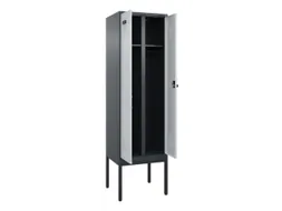 locker voor scheiding van kleding,HxBxD 2120x600x500mm,2vak