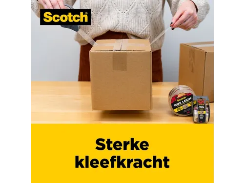 Verpakkingstape Scotch Box Lock 3950-EF 48mmx50m 3 stuks