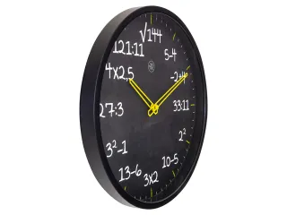 Reken wandkllok - 30cm -Stille klok- Rekenformule design - nXt by NeXt - 2