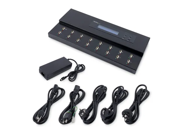 Standalone 1 naar 15 USB flash drive duplicator en wisser