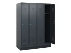 schoollocker,HxBxD 1630x1200x500mm,4vak,vak B 300mm,cil.-slot,sokkel