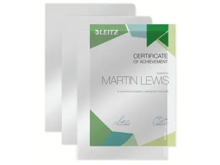 Insteekmap L-map Leitz 4106 Premium A4 0.15mm Helder Pvc Transparant - 4