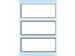Schrift Etiket Herma 5711 36x80mm Wit met Grijs Kader 18 stuks