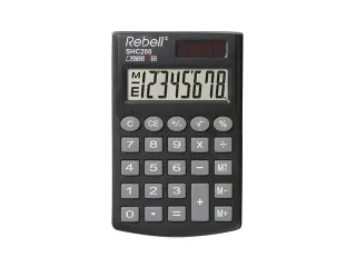 Calculator Rebell-SHC208-BX zwart pocket - 2