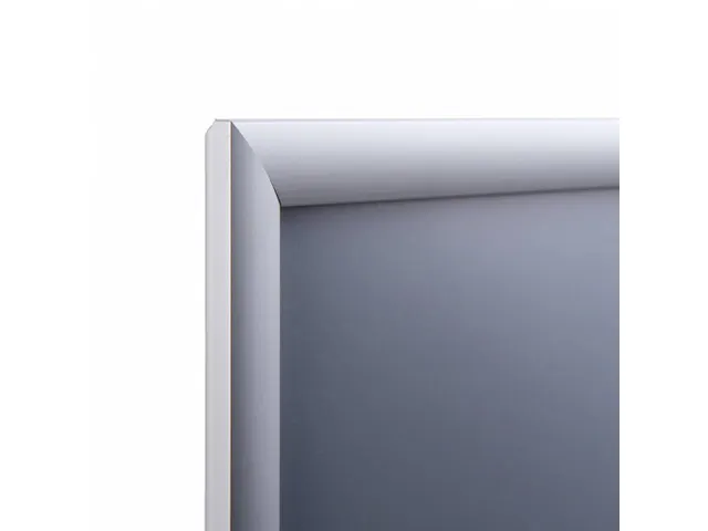 Kliklijst A4 Rechte Hoeken 20mm Zilver