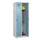 locker,HxBxD 1850x600x500mm,2vak,vak B 300mm,draaigrendel