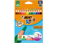 Kleurpotloden Bic Kids ecolutions Evolution Triangle etui à 12 kleure