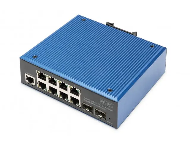 Industriële 8+2 poort L2 beheerde Gigabit Ethernet Switch