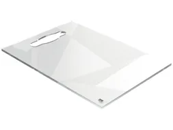Notitiebord Nobo transparant acryl met handgreep A4