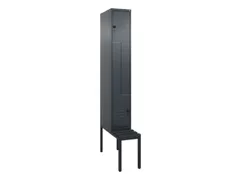 Z-garderobekast,HxBxD 2120x300x815mm,2vak,vak B 300mm,draaigrendel