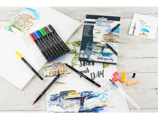 Sketch marker Eberhard Faber 12 stuks assorti kleuren - 2