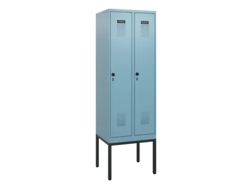 schoollocker,HxBxD 1950x600x500mm,2vak,vak B 300mm,draaigrendel