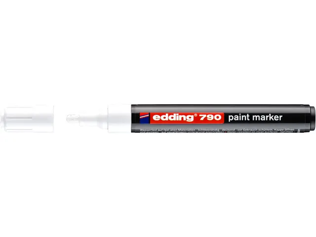 Paintmarker edding 790 alcoholbasis 2-3mm wit